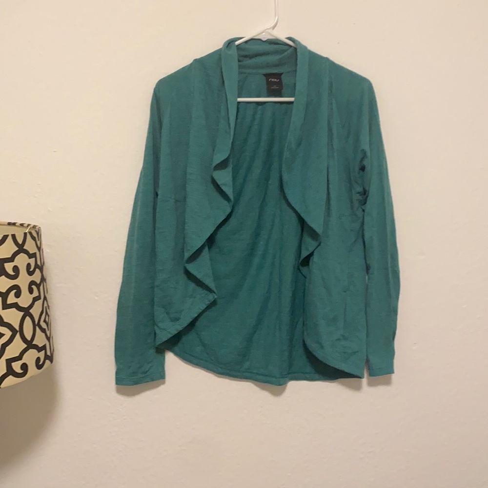 Nau green cardigan size XS